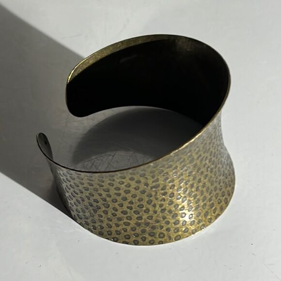 Bundle 3 for $15 | Wide Bronze Colored Metal Cuff Bracelet - Picture 1 of 10